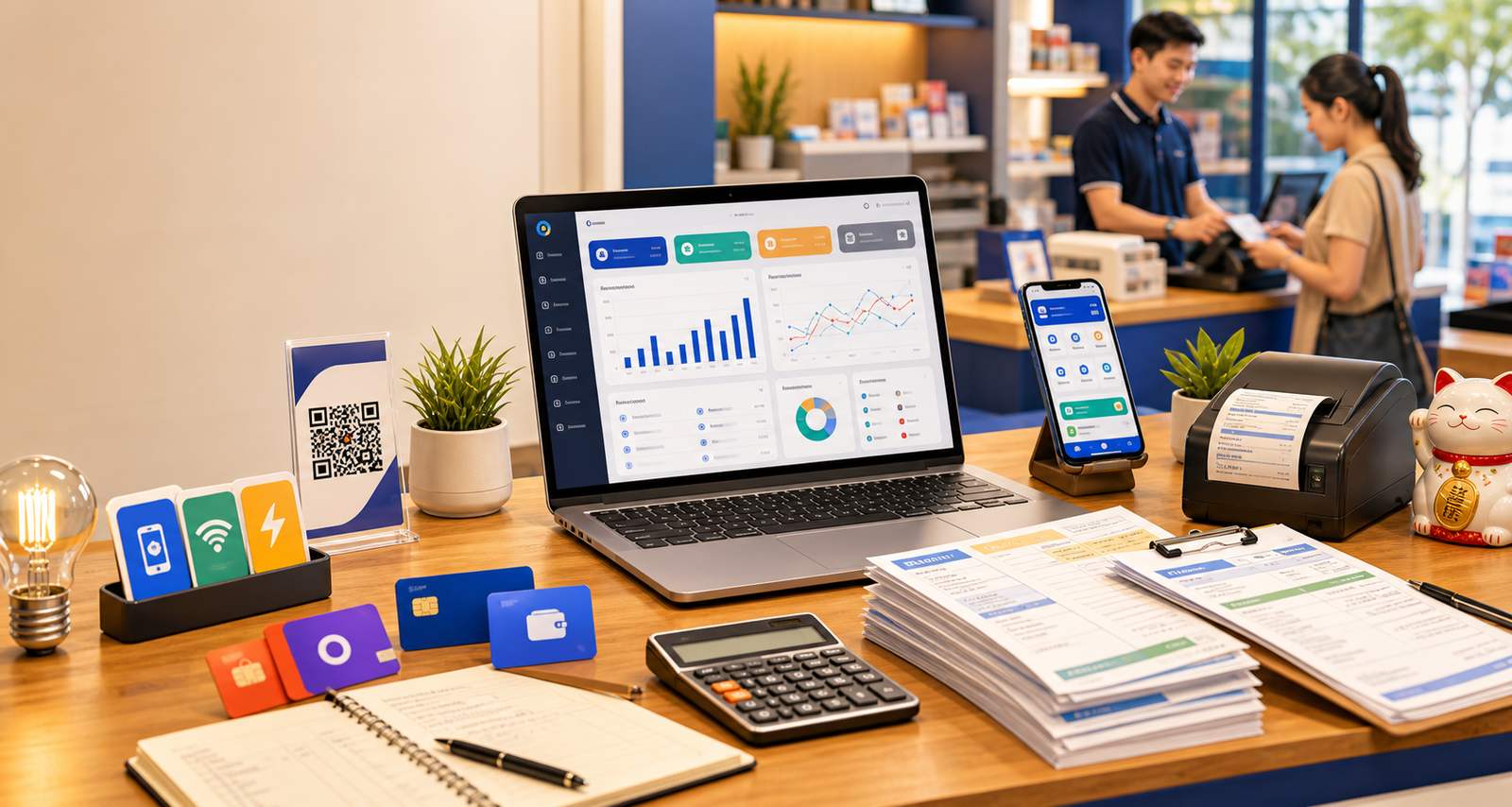 Counter pembayaran pulsa dan billing